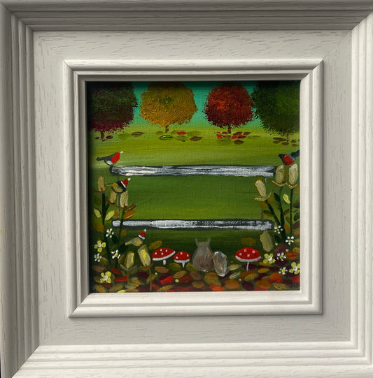 Autumn Bench ( commission opportunity)