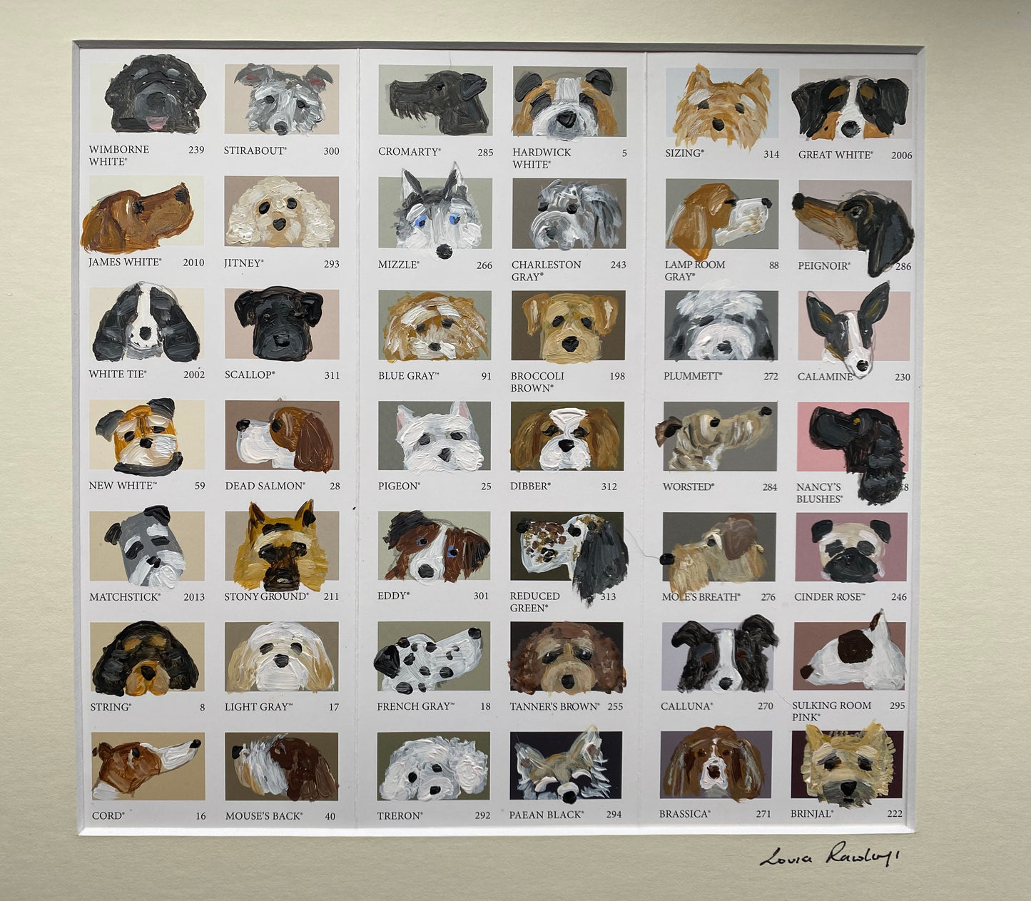 Multi Dog Colour Chart