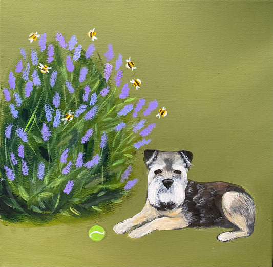 A Rest By The Lavender