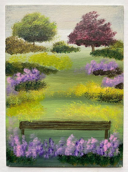 The Old Bench On The Common ( personalised painting opportunity)