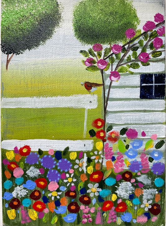 Roses Around The Shed ( commission opportunity)