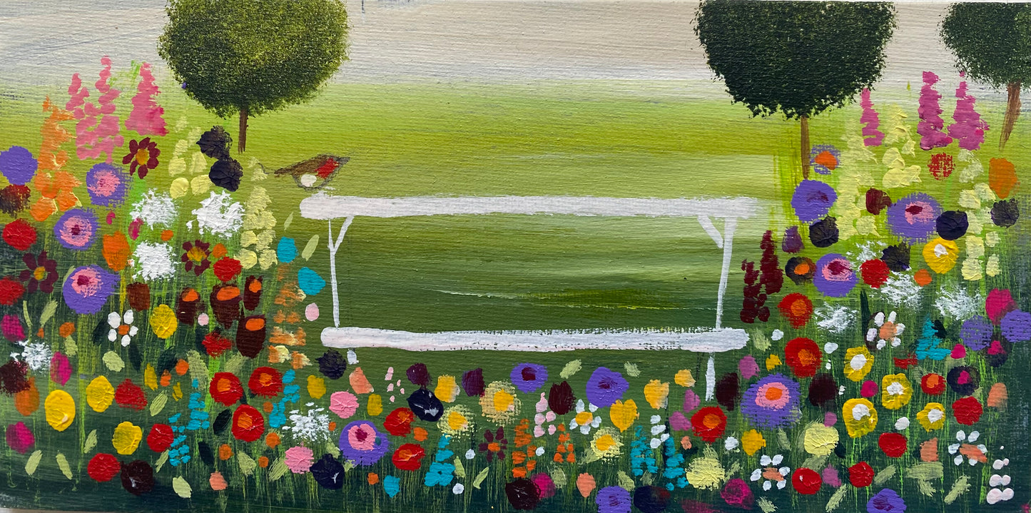 A Bench In July ( personalised painting opportunity)