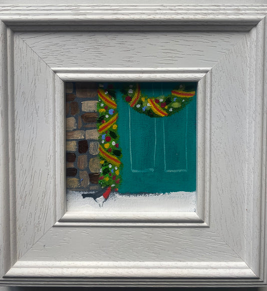 Teal Door ( commission opportunity)