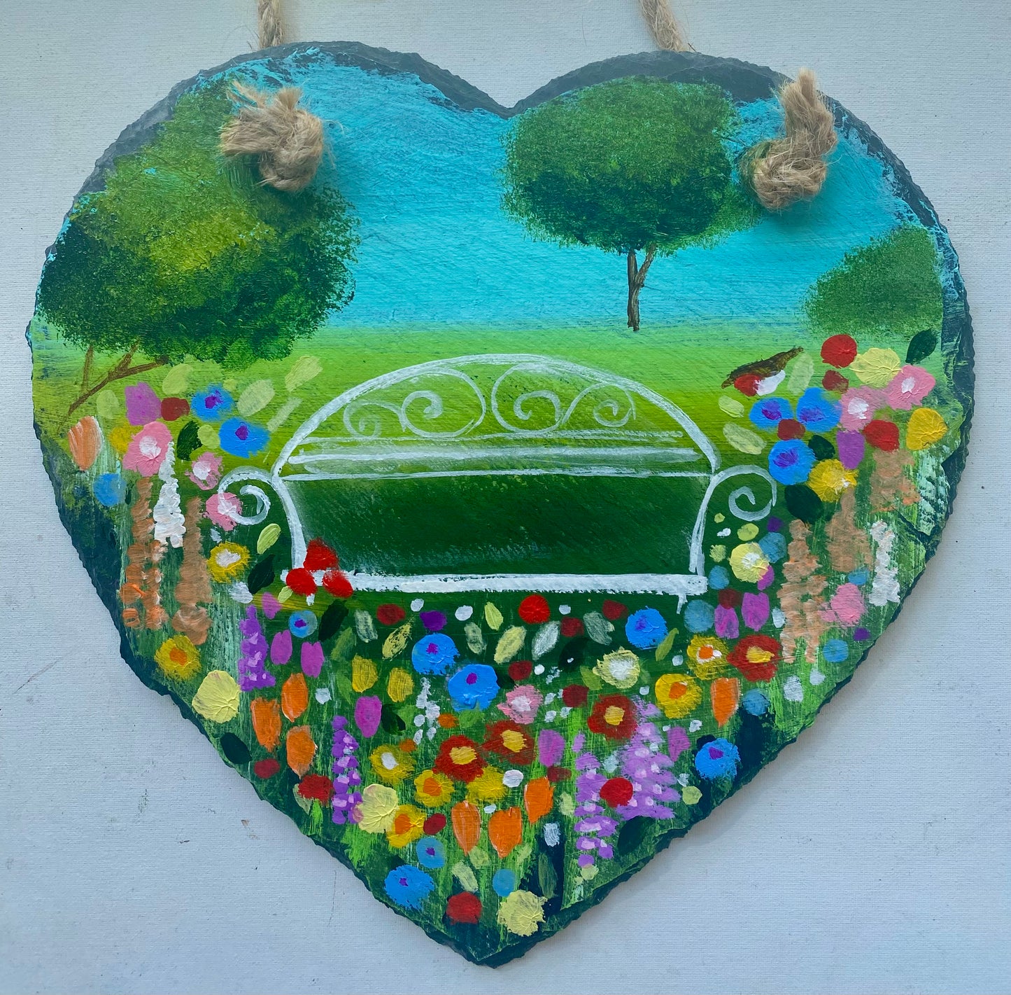 A Bench In The Sun ( personalised painting opportunity)