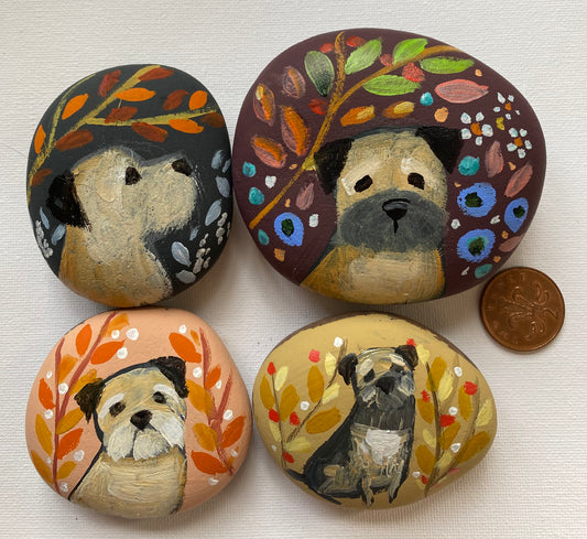 Painted Border Stones