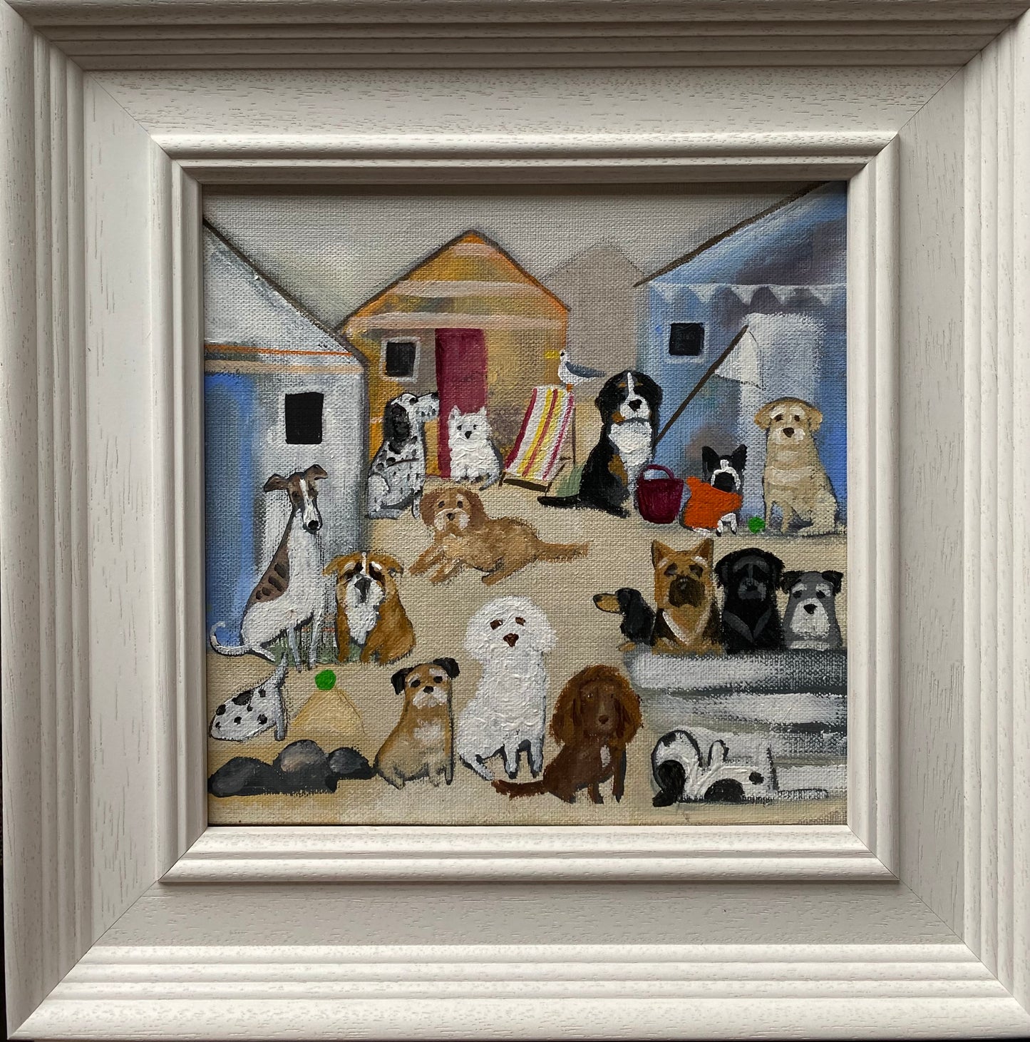 So Many Mutts Down At The Sandy Paws Huts