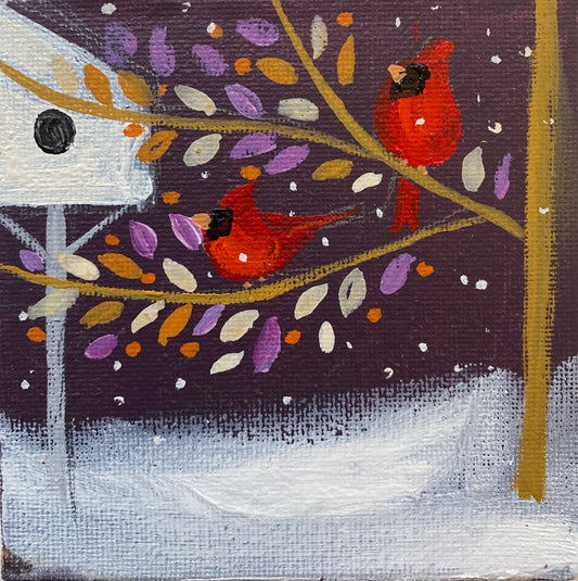 Winter Cardinals