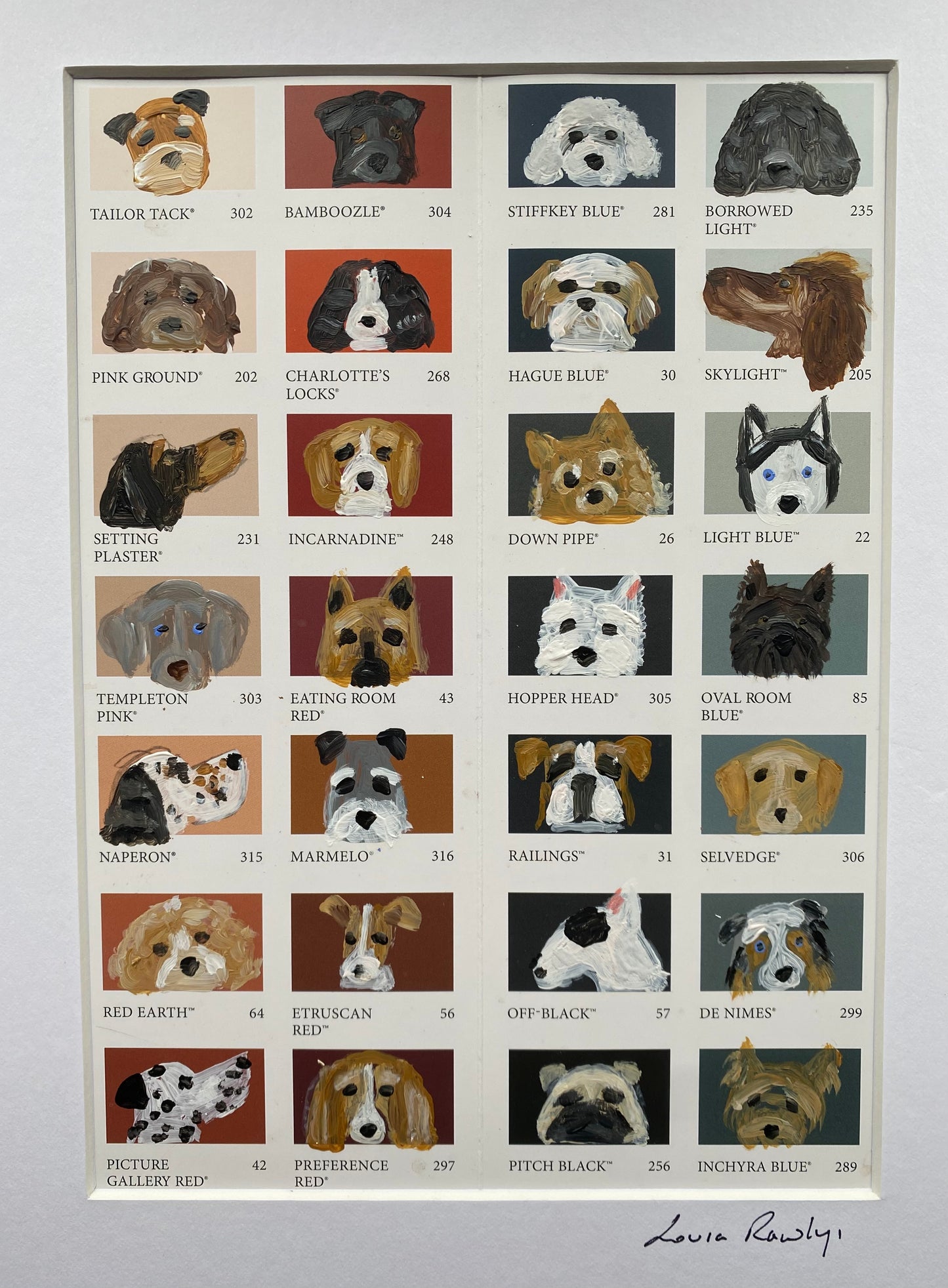 Multi Dog Colour Chart