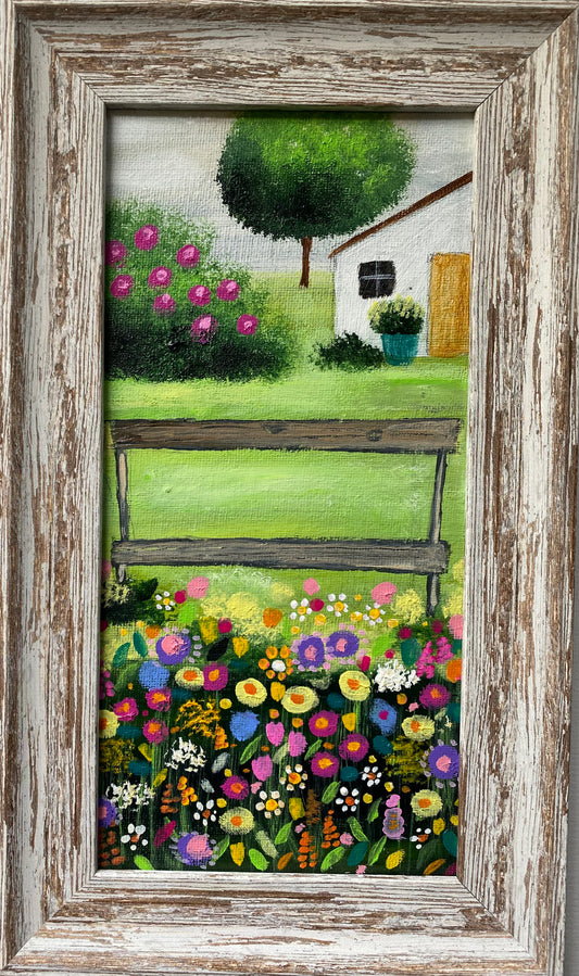 The Old Bench ( personalised painting opportunity)