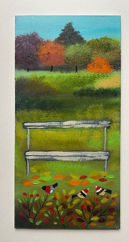 A Bench At The End Of The Walk ( personalised painting opportunity)