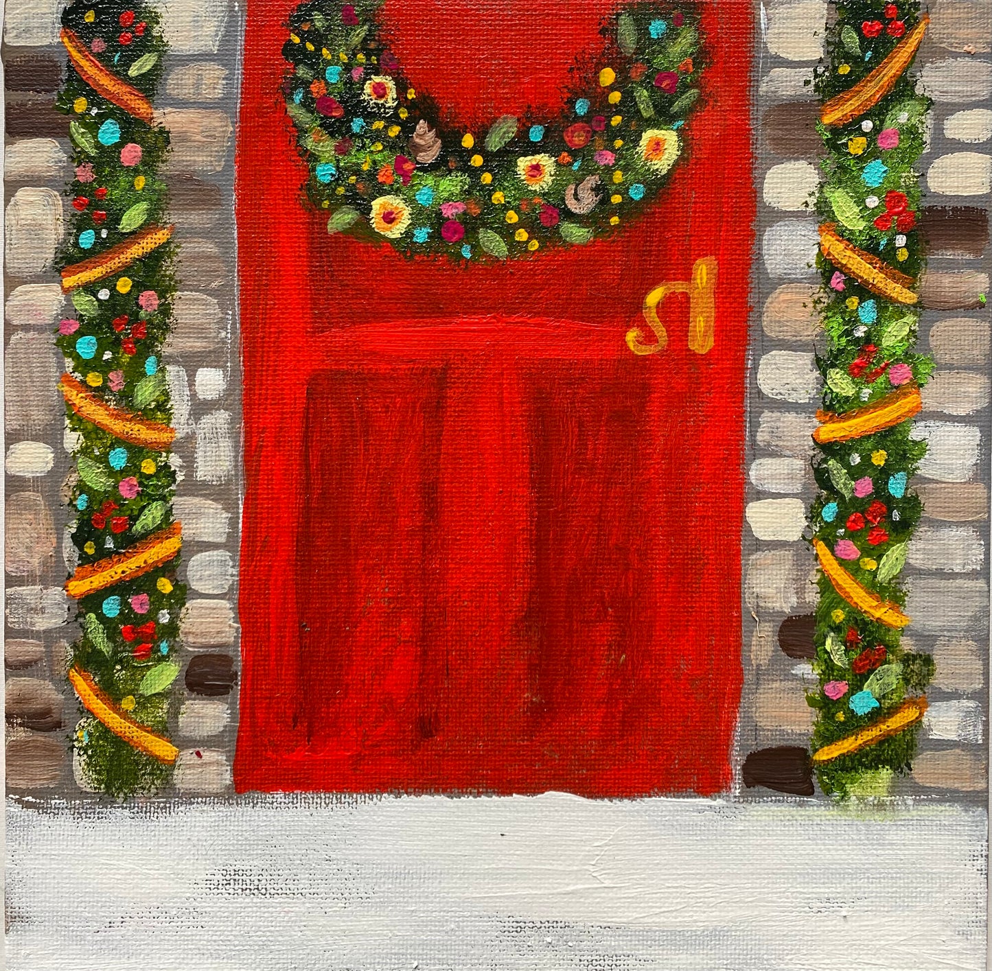 Customer commission for four dogs