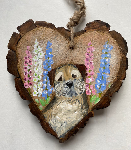 Doris in the Delphiniums