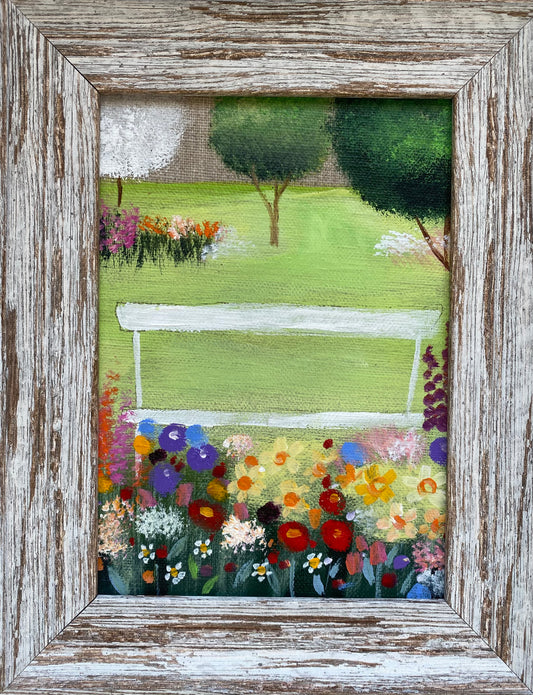 Spring Bench ( personalised painting opportunity)