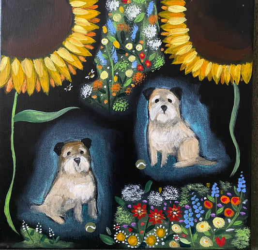 First Sunflowers