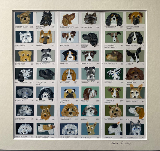 Dog Bingo Colour Chart