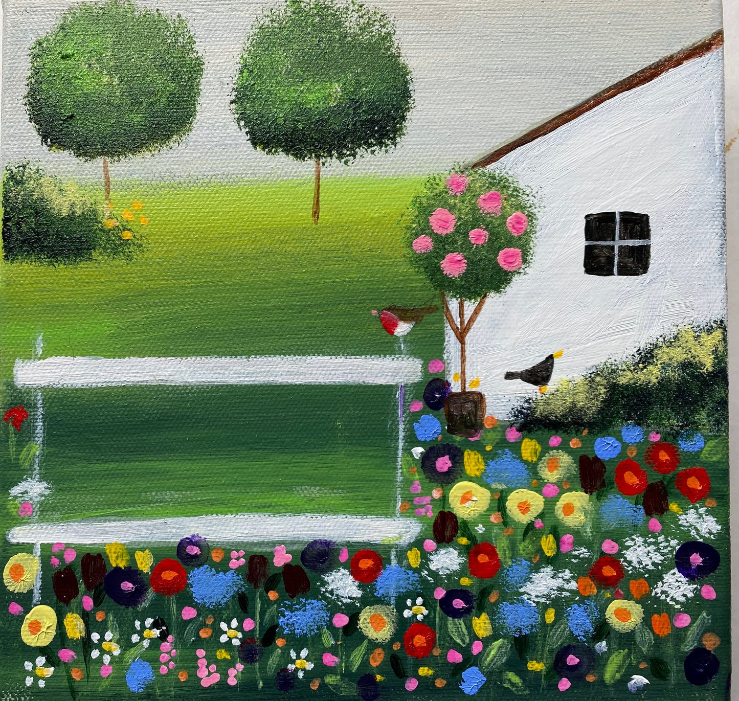 July In The Garden ( personalised painting opportunity)