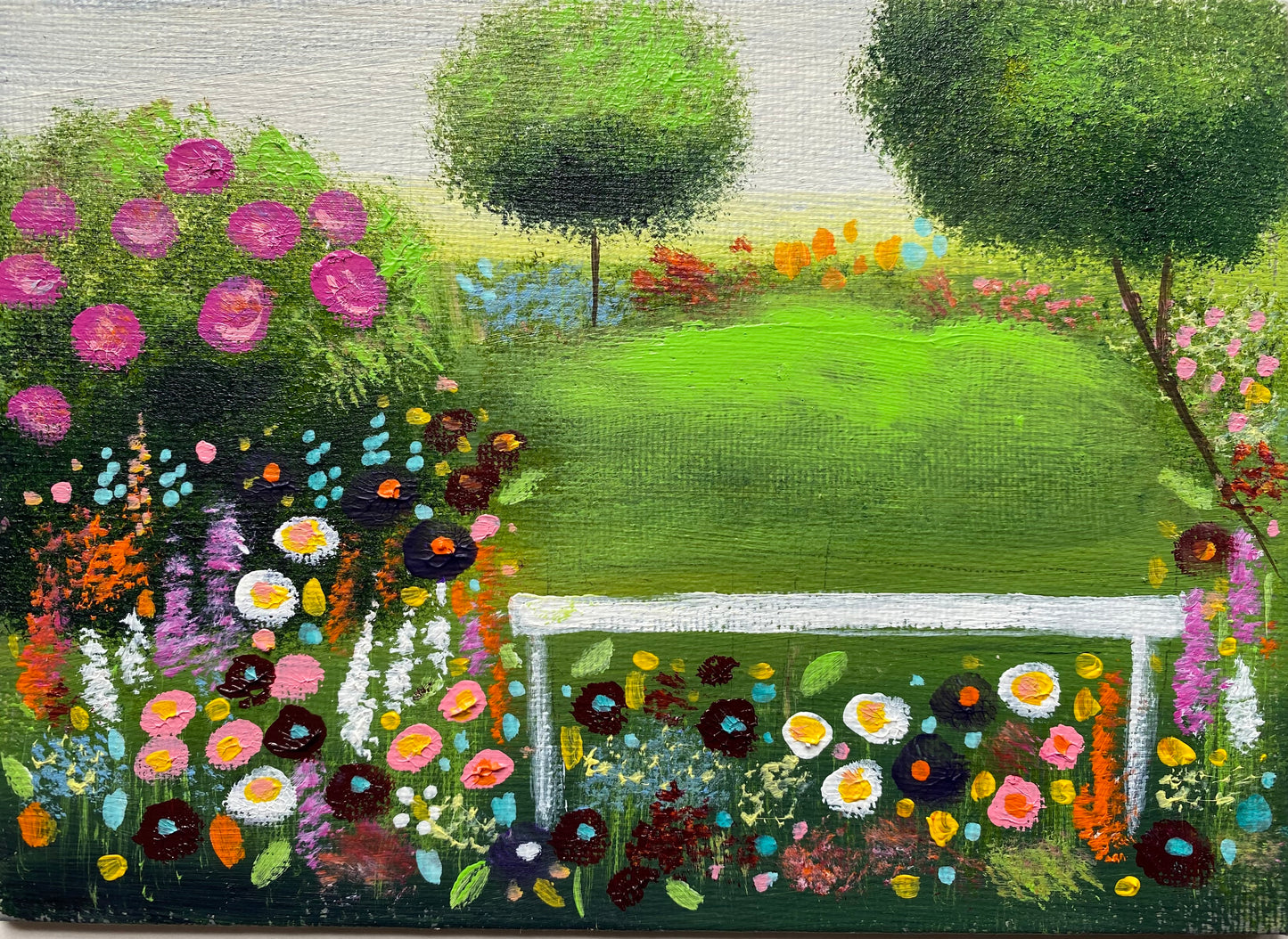 A Bench In The Sun ( personalised painting opportunity)