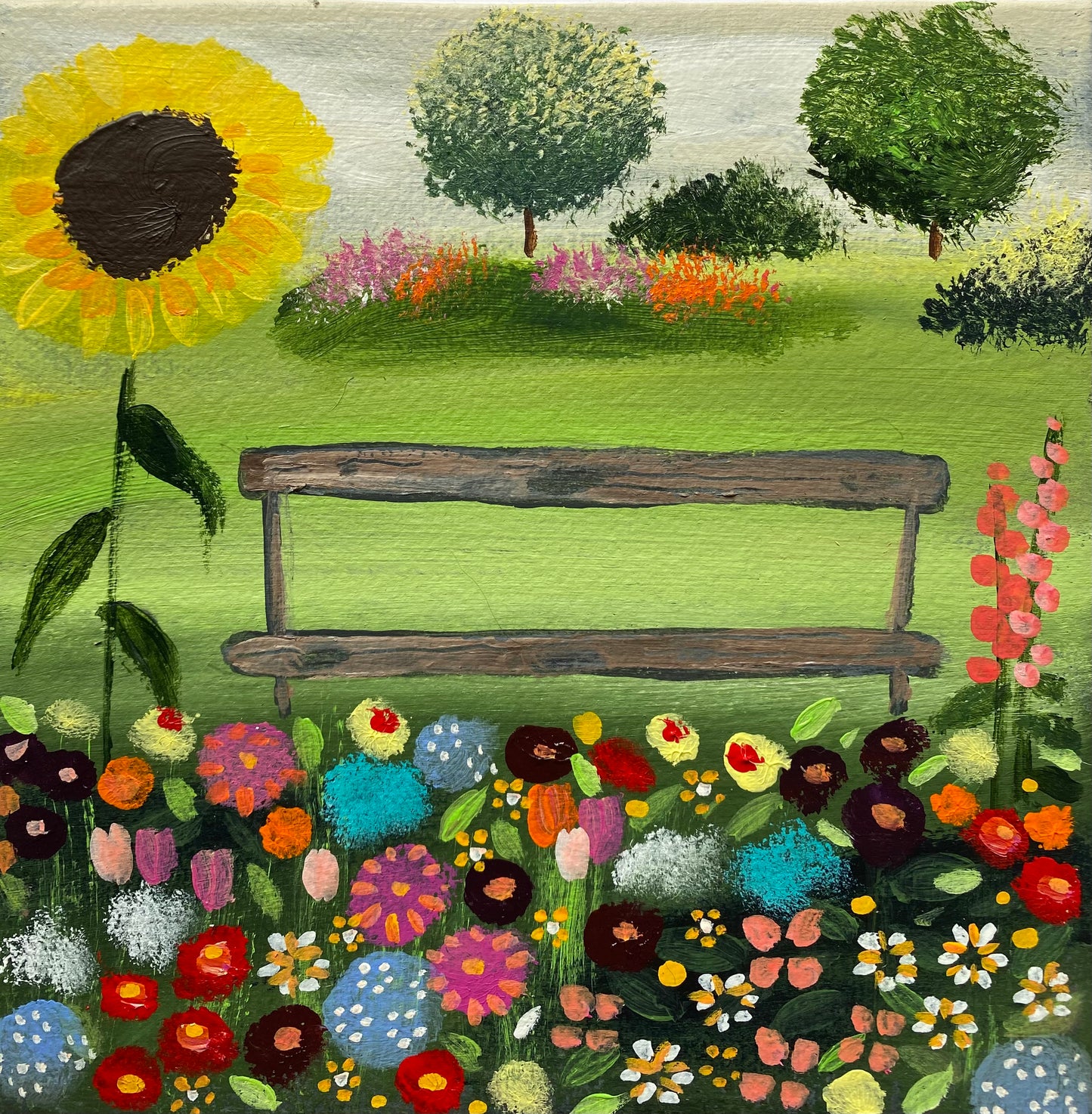 Lone Sunflower ( personalised painting opportunity)